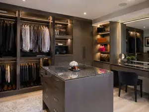 Modern Closet Cabinetry Interior Finishing