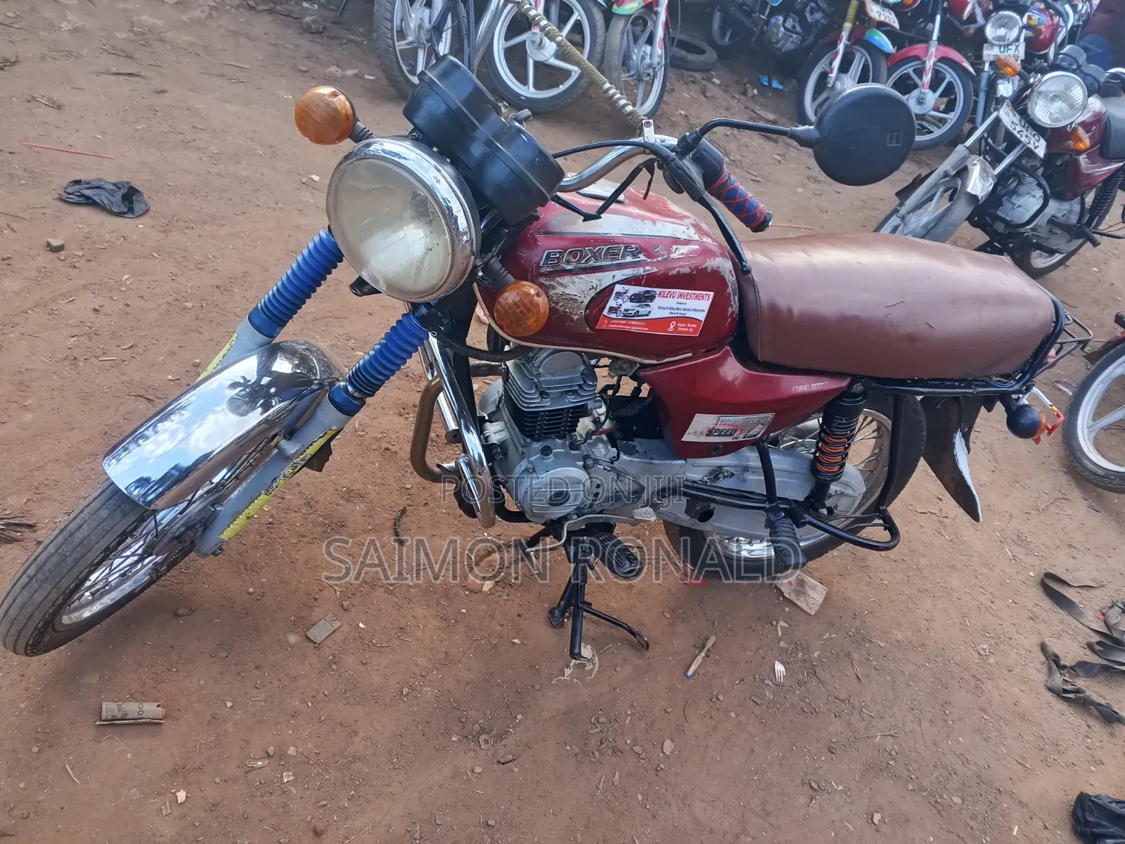 Bajaj Boxer 100 2009 Red