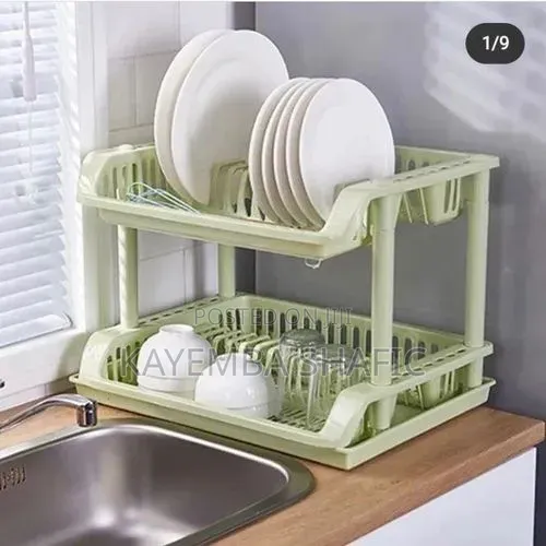 2-Tier Plastic Dish Drying Racks Used For