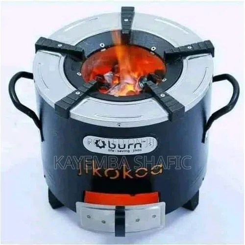 Burn Jikokoa High-efficiency Charcoal Stove. [1, 2]