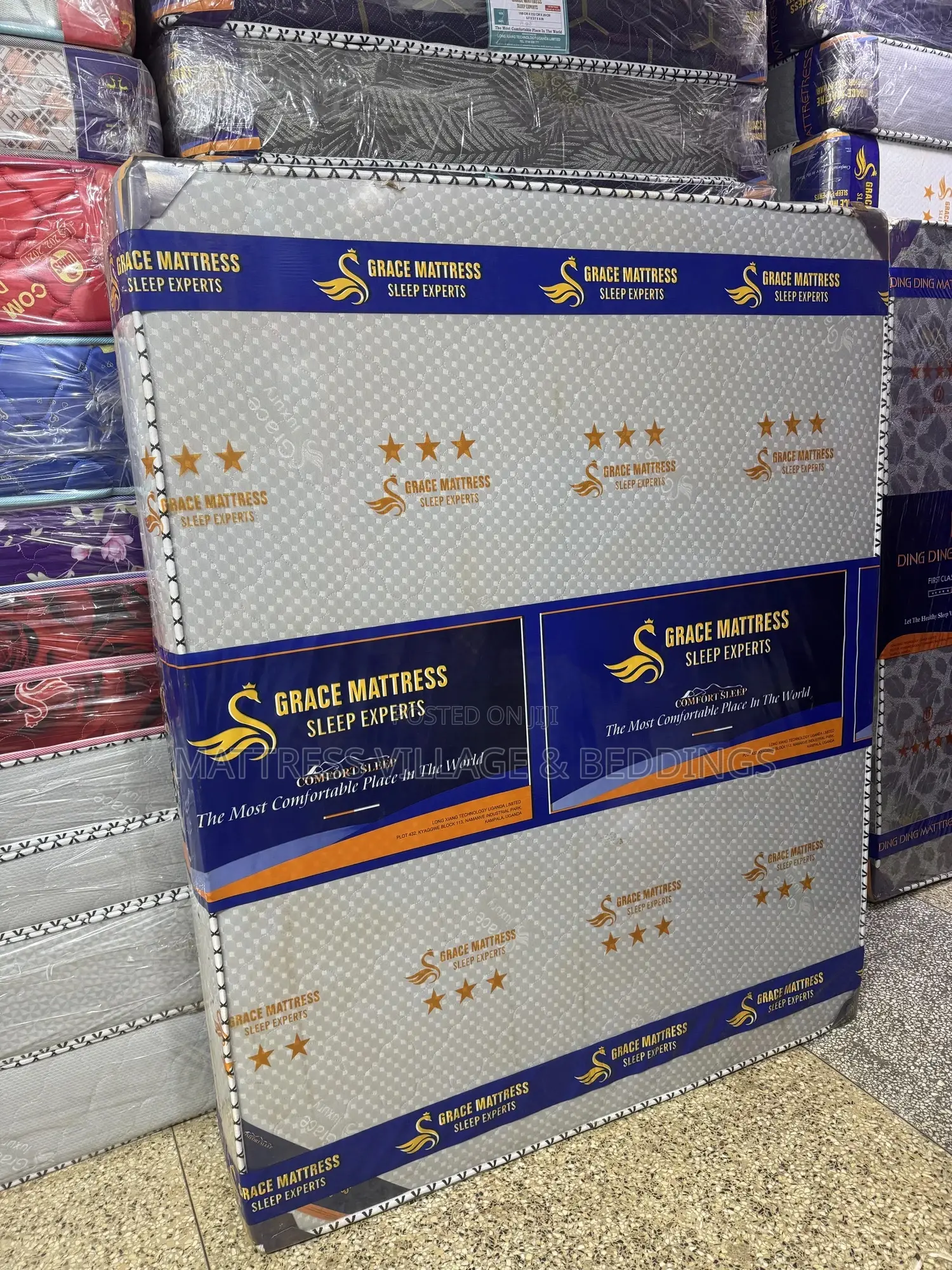 6by6 10inches Premium Fiber Mattress