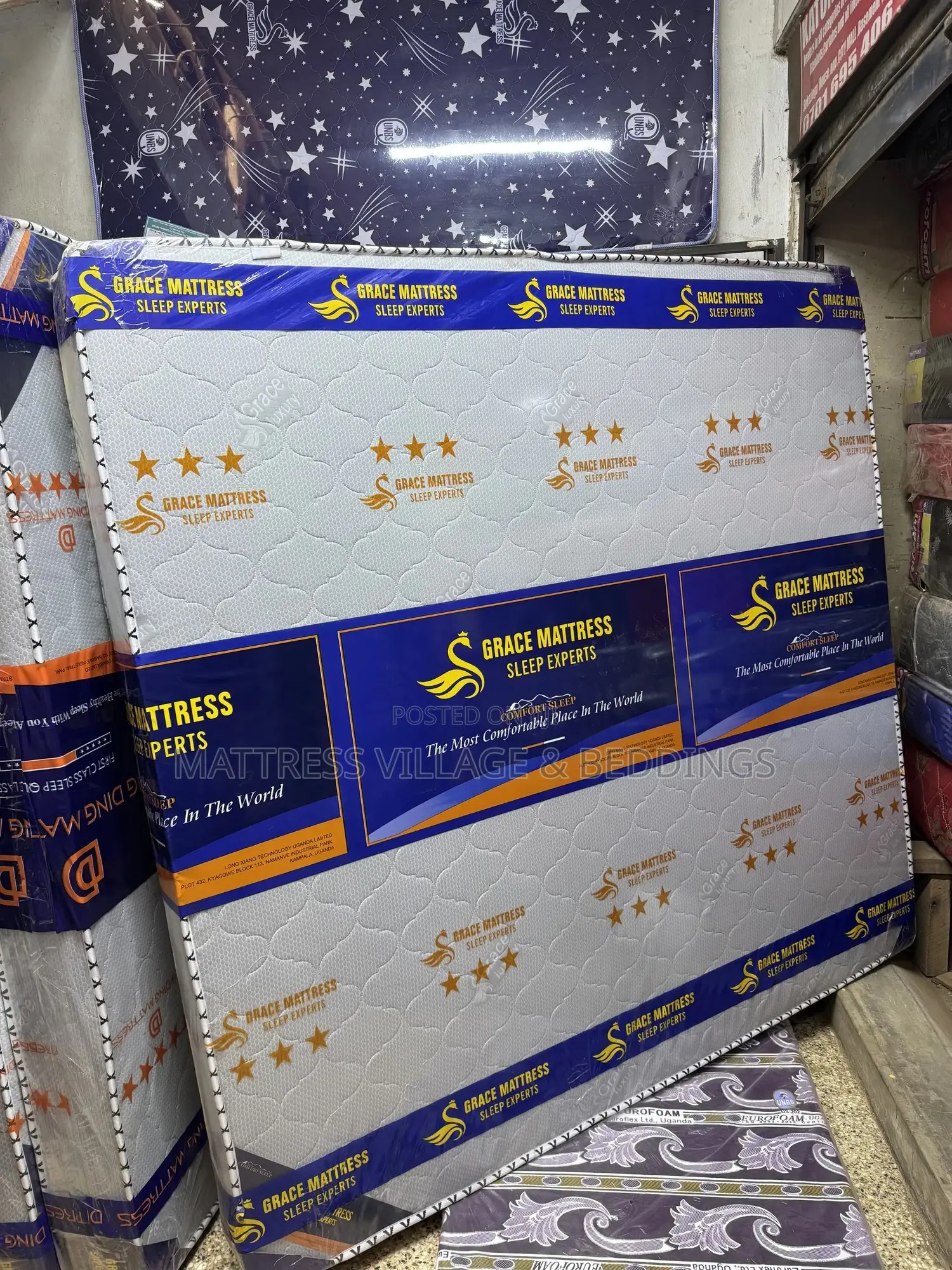 6by6 10inches Premium Fiber Mattress
