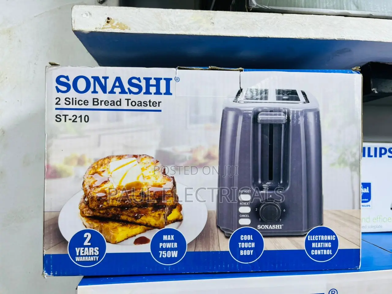 Sonashi 2 Slice Bread Toaster