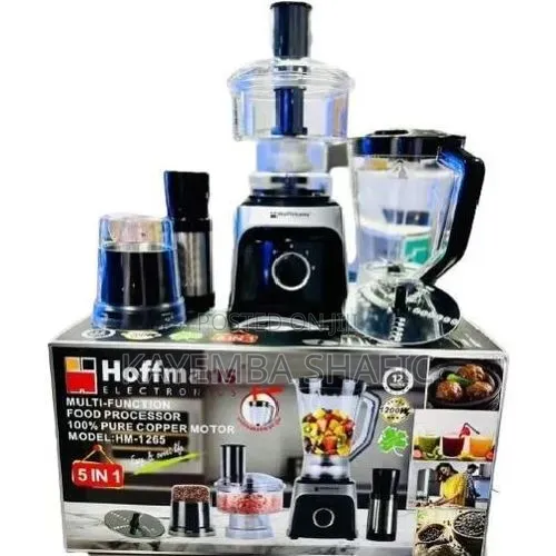 Hoffmans Powerful Commercial Food Processor With Juicer, Blender