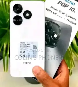 New Tecno Pop 10C 64 GB White