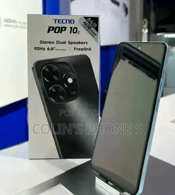 New Tecno Pop 10C 64 GB White