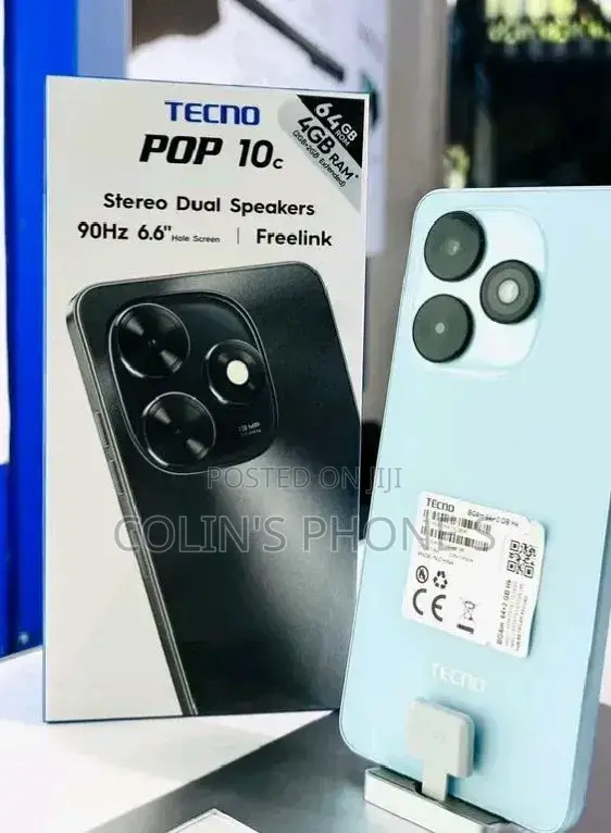 New Tecno Pop 10C 128 GB Blue