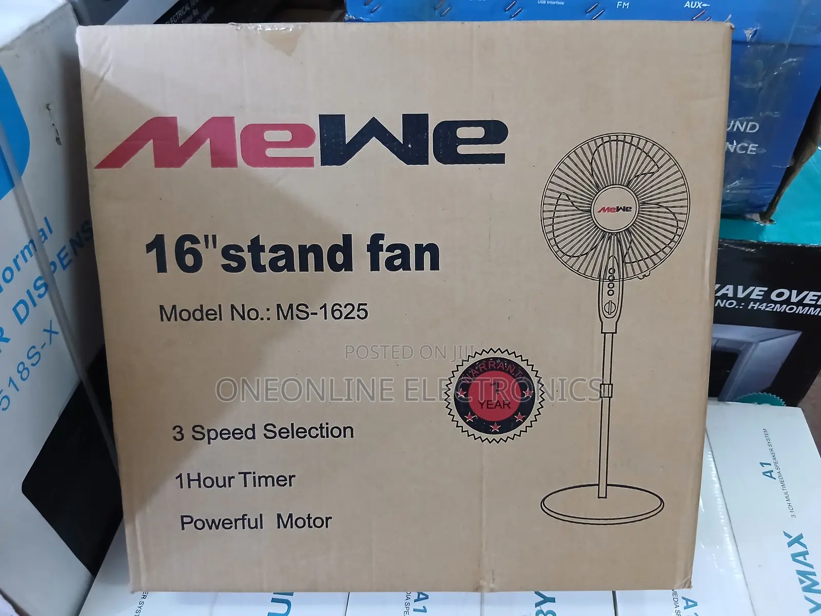 Stand Fan 16inches Super Speed