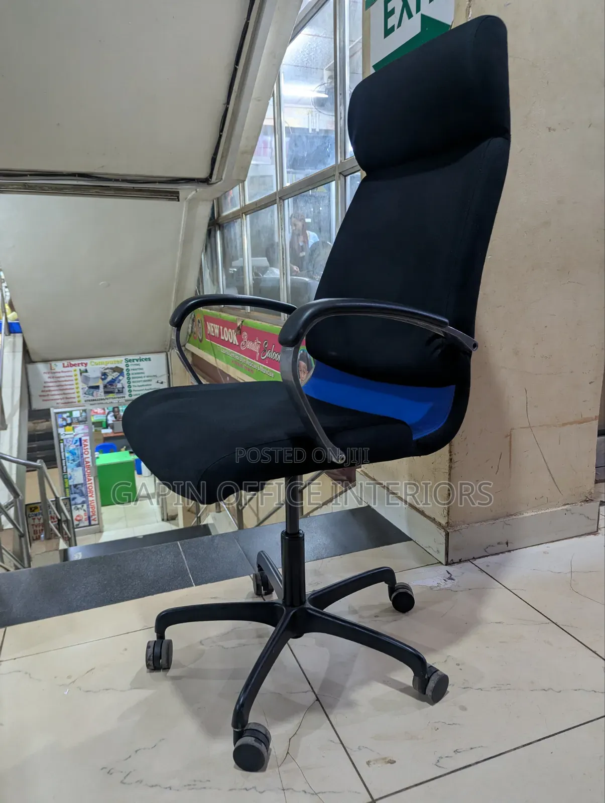 Fabric Long Back Adjustable Chair