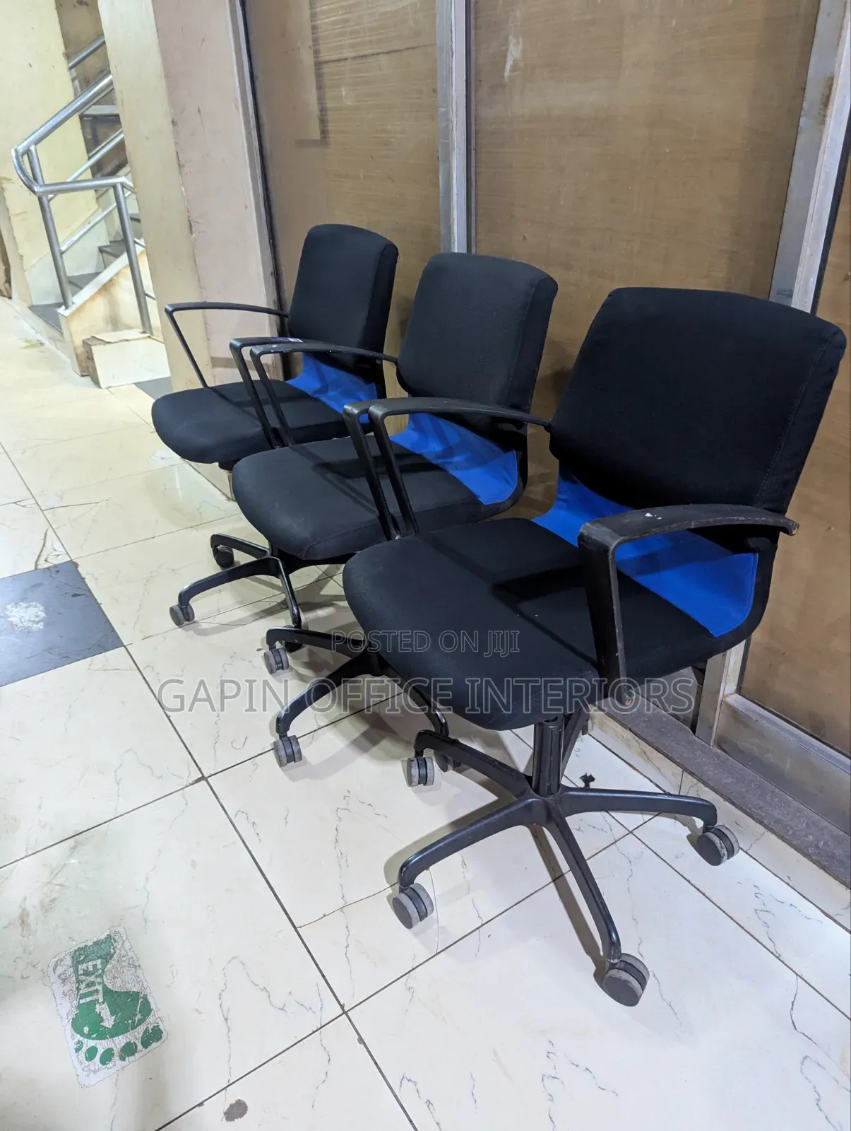 Second Hand Adjustable Fabric Chairs, Price for Each Piece
