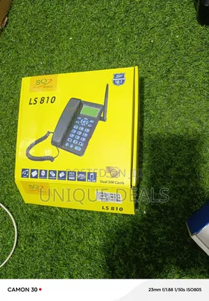 Sq Ls-810 Dual Sim GSM Fixed Wireless Desktop Phone.