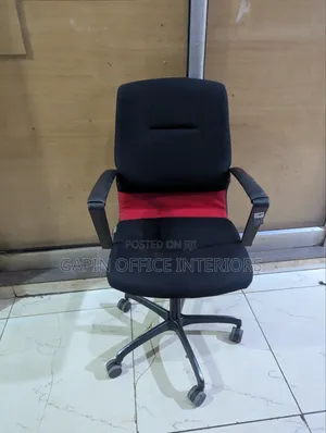 Short Back Fabric Adjustable Chair