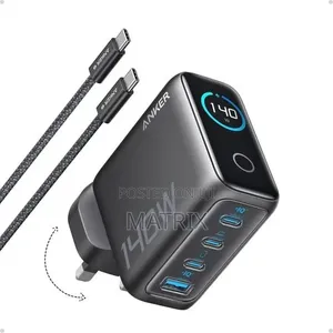 Anker 140w Usb C Charger, Laptop Charger, 4-Port Fast Charging,