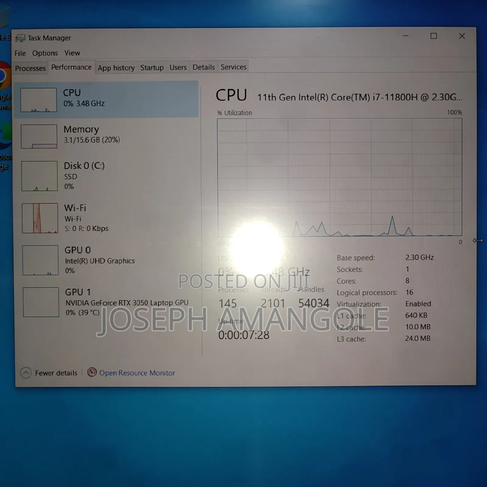 Laptop HP Omen 16 16GB Intel Core i7 SSD 512GB