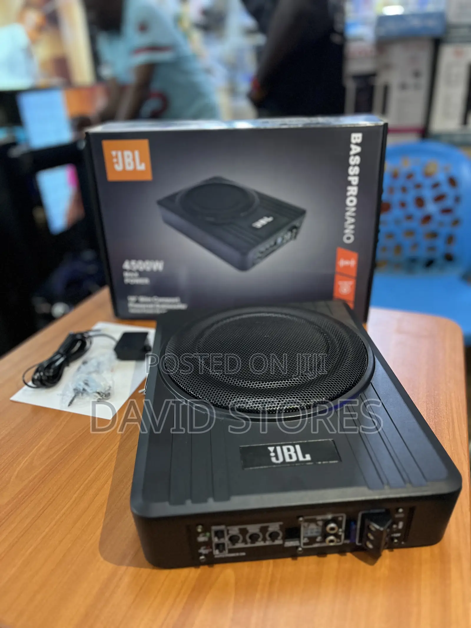 JBL 4500w 10” Car Under-Seat Slim Compact Powered Subwoofer