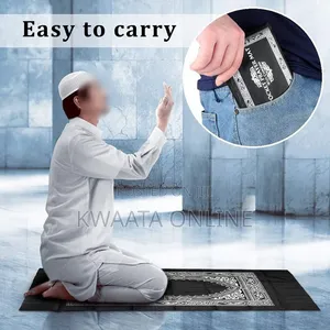 Muslim Travel Pocket Prayer Mat, With Compass