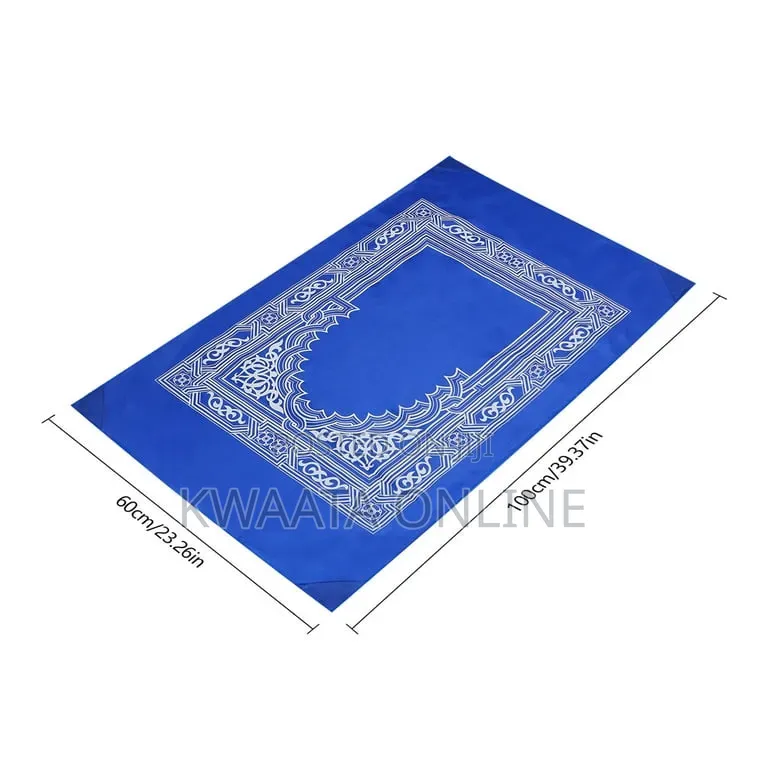Muslim Travel Pocket Prayer Mat, With Compass