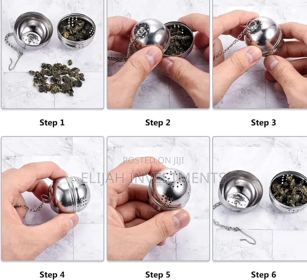 2pcs Stainless Steel Tea Infusers