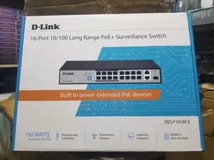 Dlink 16port Poe + Surveillance Switch