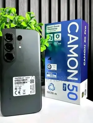 New Tecno Camon 50 Pro 256 GB Black