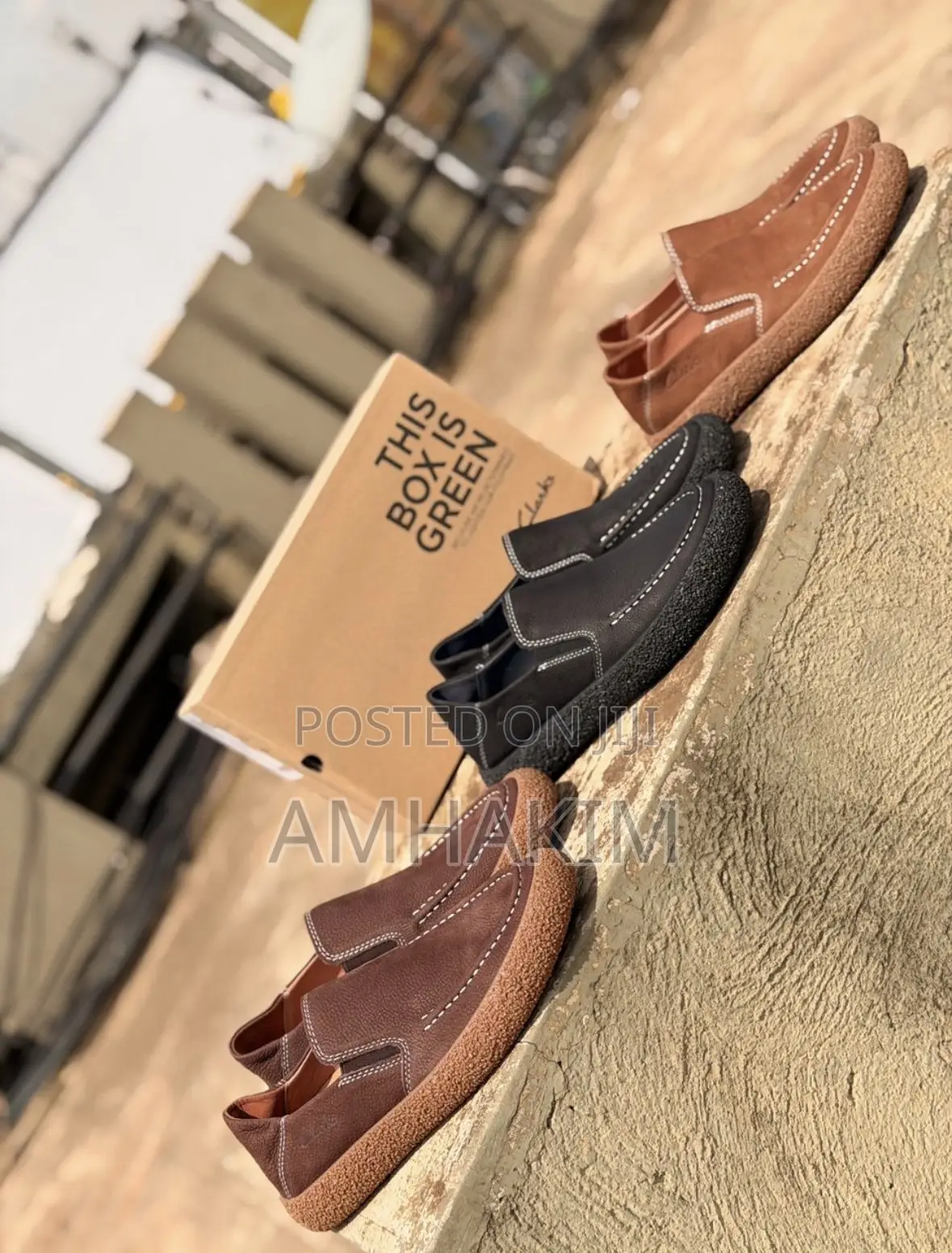 New Men's Soft Leather Comfortable Clarks Casuals in Stock