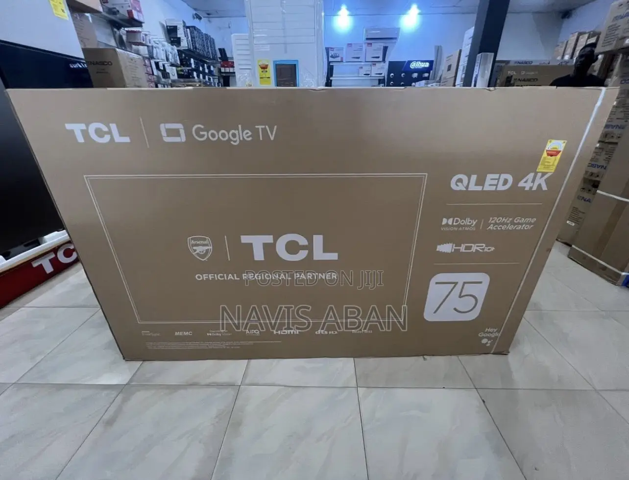 TCL 75 Inches Qled Smart Tv Model 75p7l