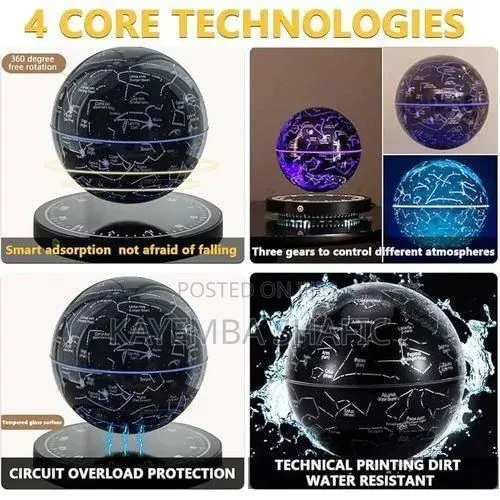 Magnetic Levitation Constellation Globe - Multicolo