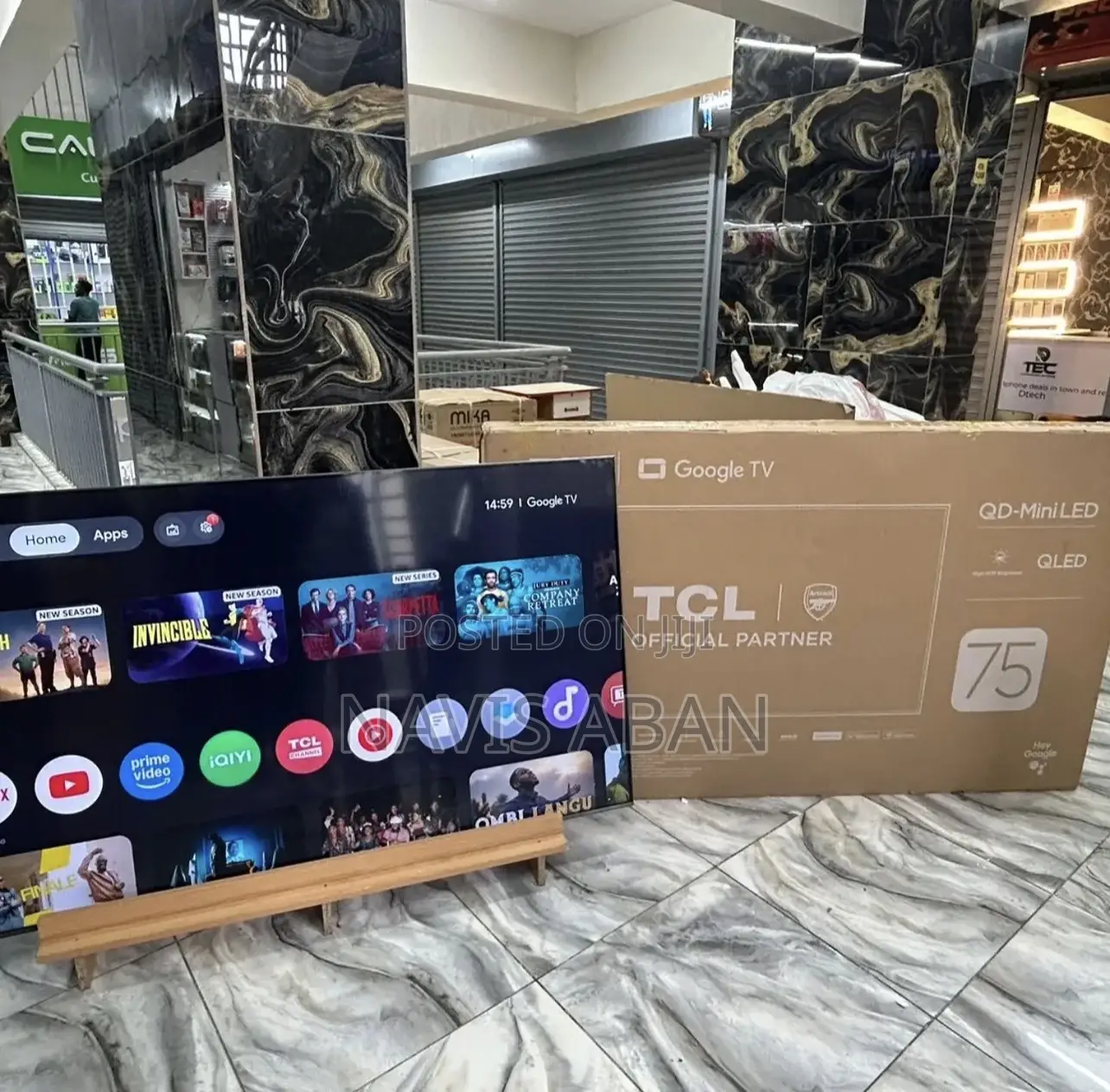 TCL 75 Inches Qd Miniled Qled Tv