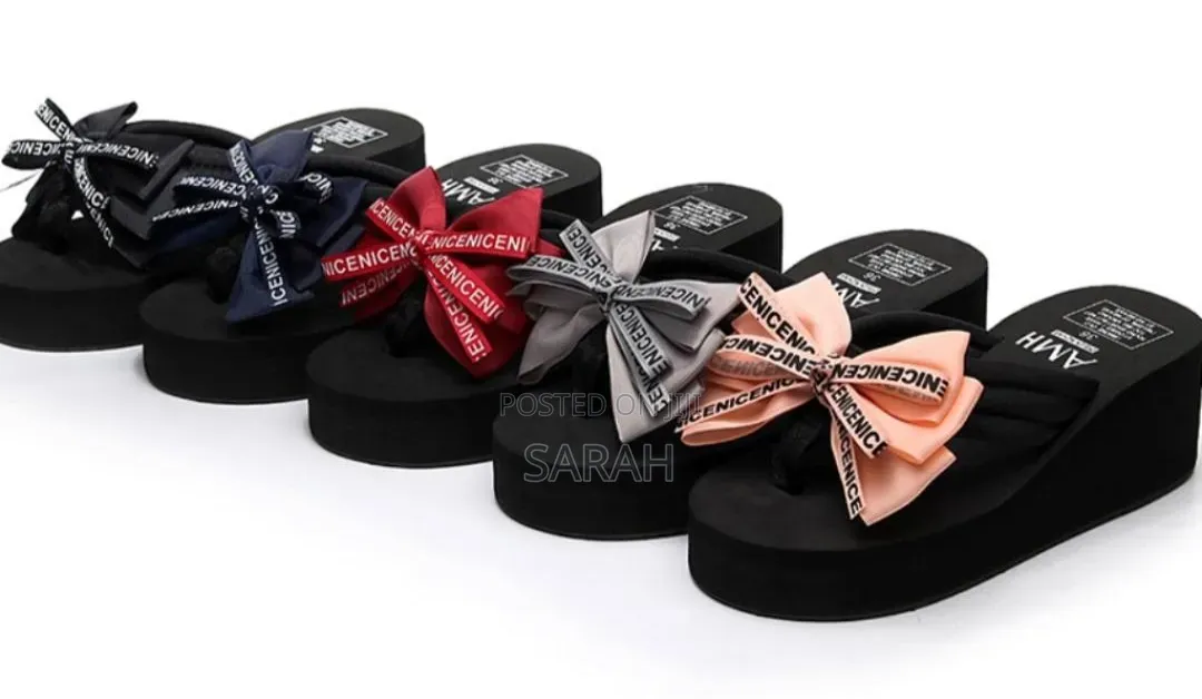 Women High Wedge Slippers
