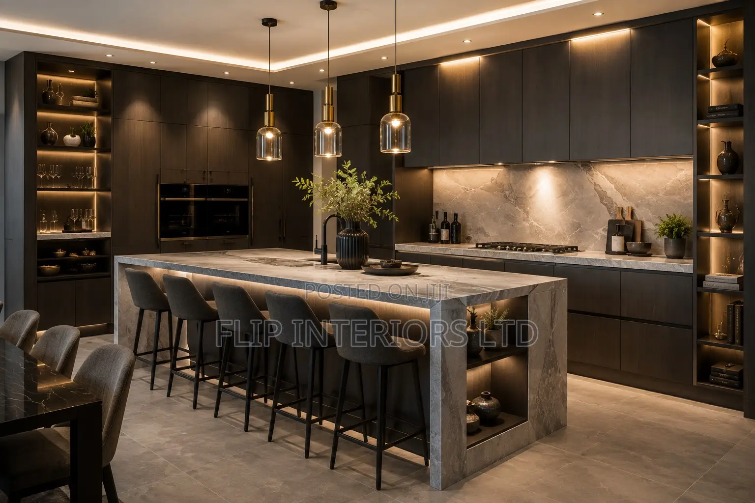 Luxury Contemporary Kitchen Renovation Interior Solutions