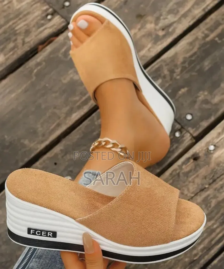 Ladies Classy Open Wedge Shoes