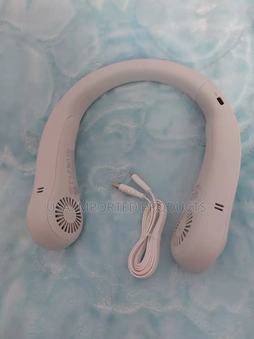 Usa Imported Jisulife Rechargeable Neck Fan – Hands-Free Cooling
