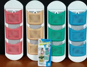 3in1 Wall Mounted Bathroom Kitchen Organizer