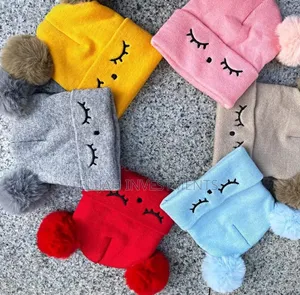 Two-Piece Baby Woolen Cap