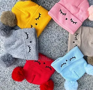Two-Piece Baby Woolen Cap