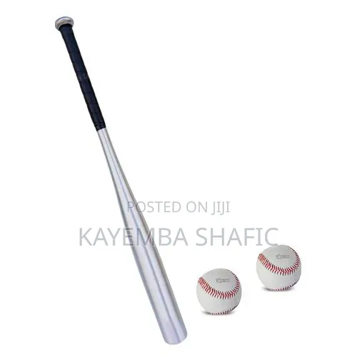 Baseball Bat and Ball-Silver