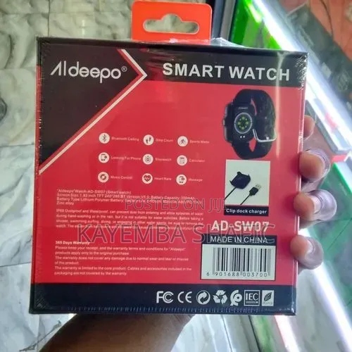 Ad-Sw07 Smart Watch - Ip68 Waterproof, Bluetooth,
