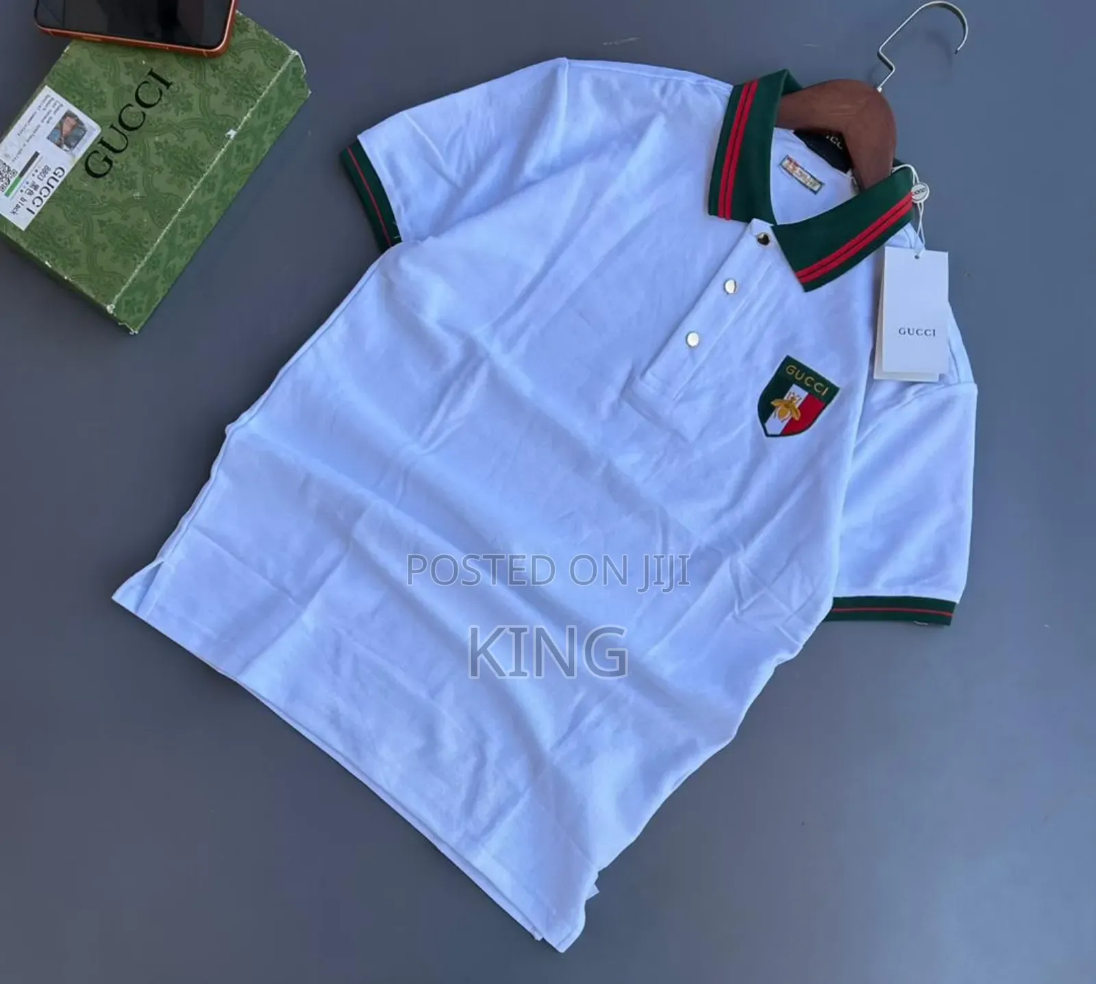 Gucci Stretch Cotton Piqué Polo Shirt