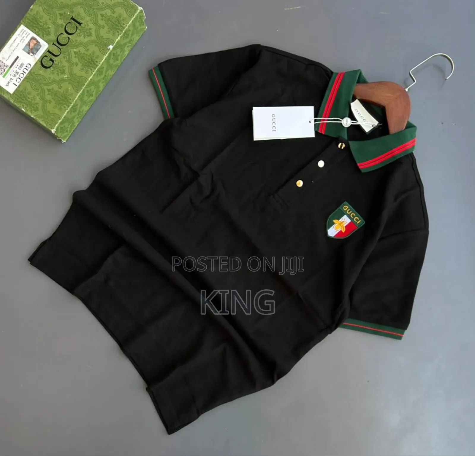 Gucci Stretch Cotton Piqué Polo Shirt