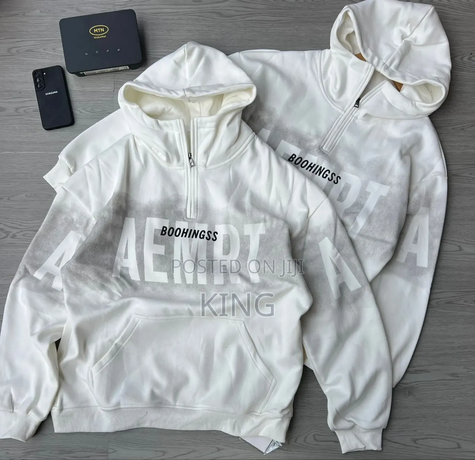 Boohingss Streetwear Quarter Zip Hoodies