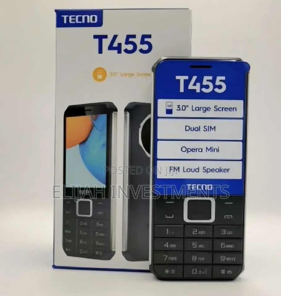 New Tecno T455 Black