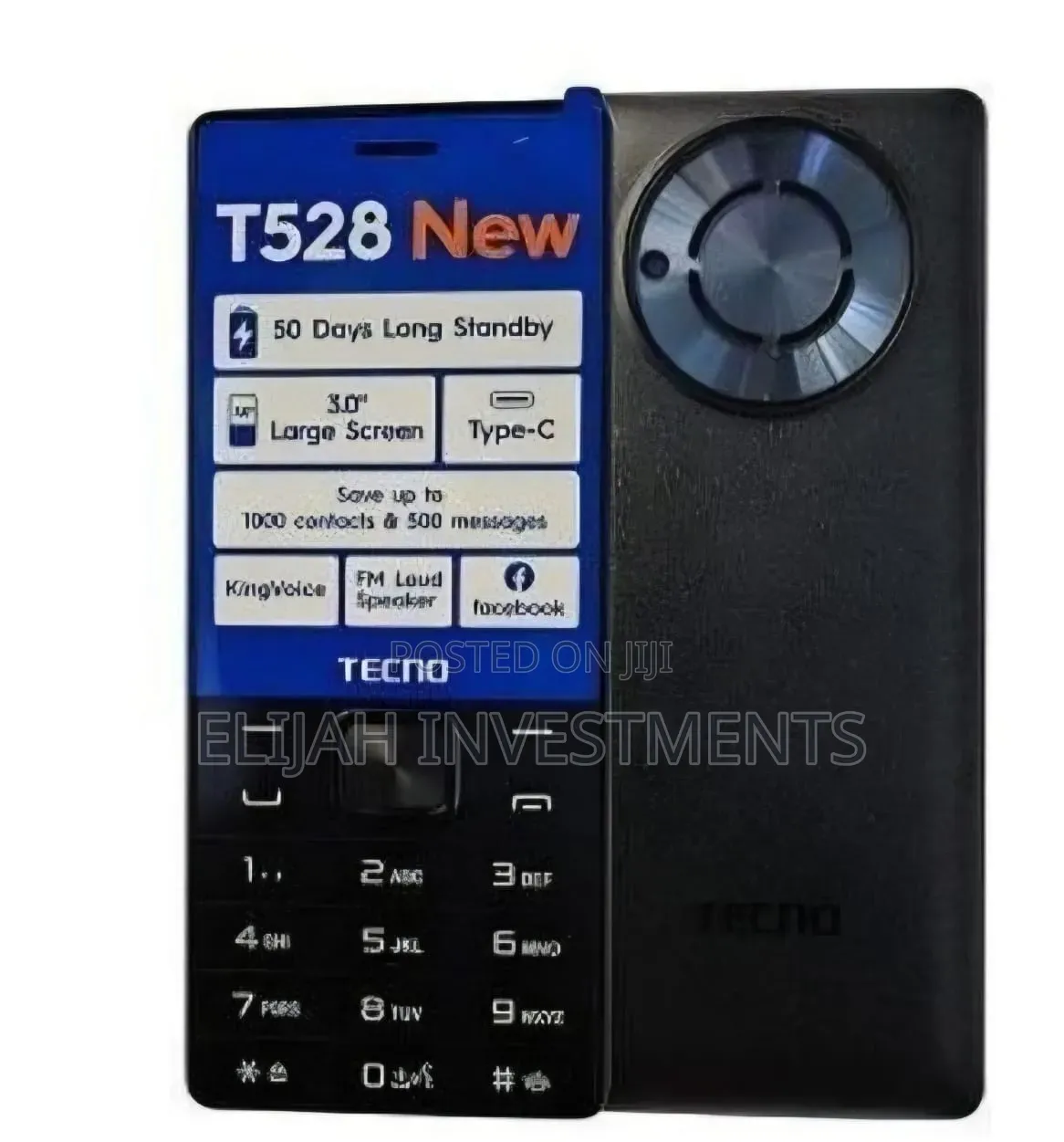 New Tecno T528 Gray