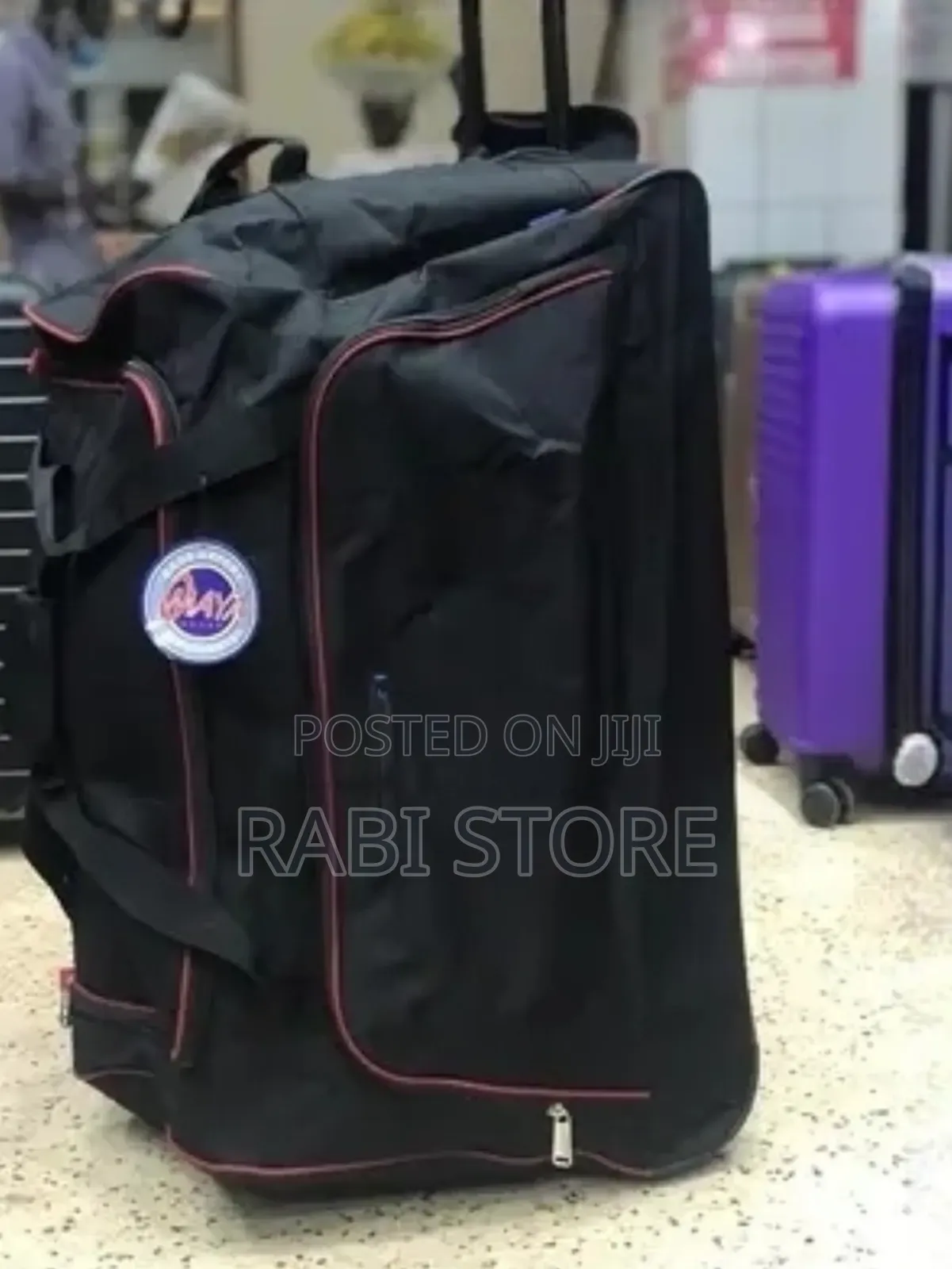 Qb Large Travel Bag Black