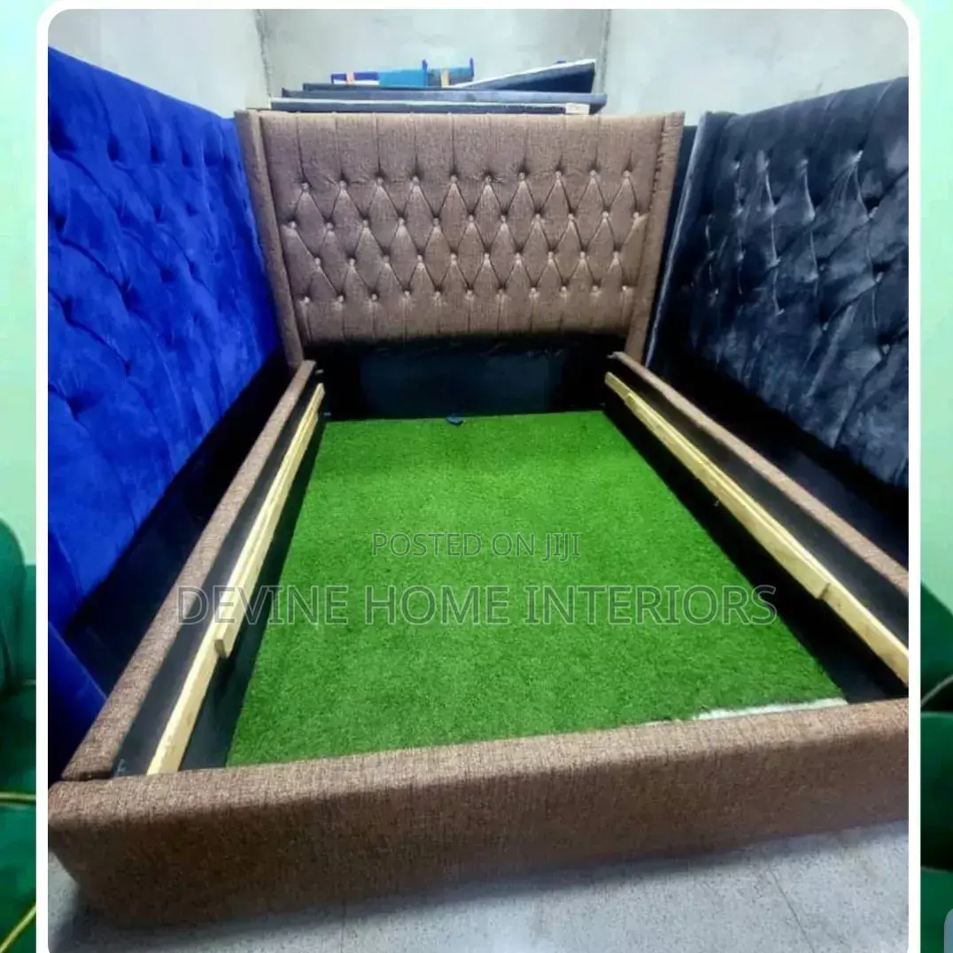 Tufted Headboard Bed