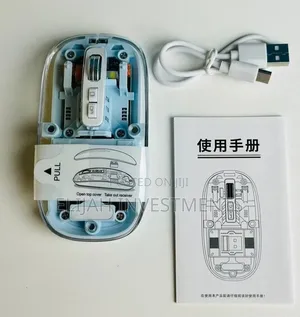 Transparent Wireless Rechargeable Magnetic Mouse