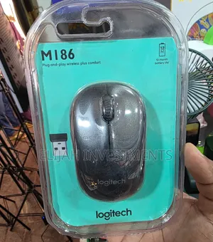 Logitech M186 Grey Wireless Mouse