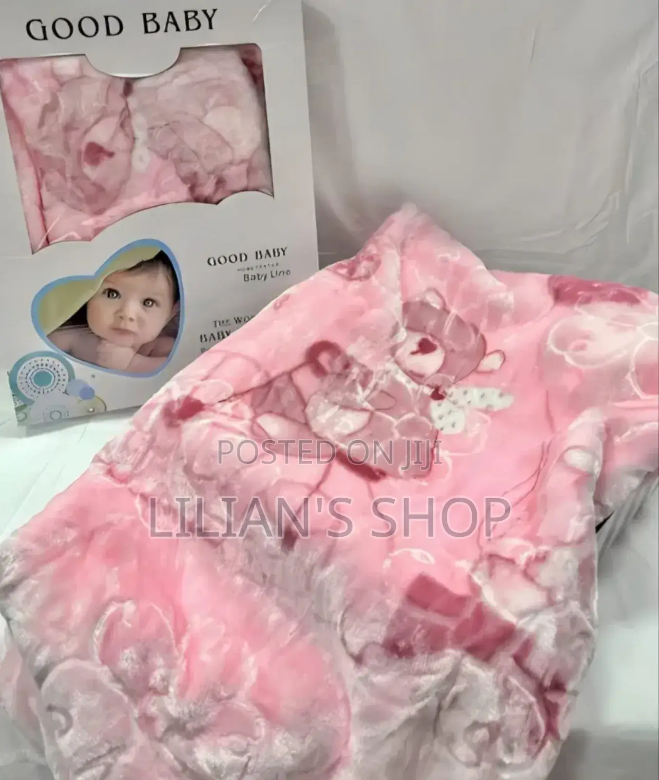 Good Baby Knitted Raschel Baby Blanket