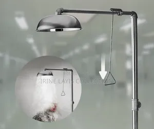 Stainless Steel Emergency Shower And Eyewash Station.