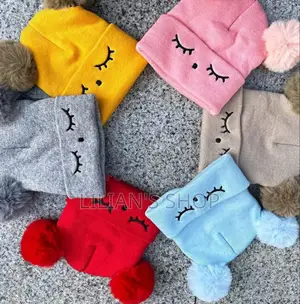 Two-Piece Baby Woolen Cap