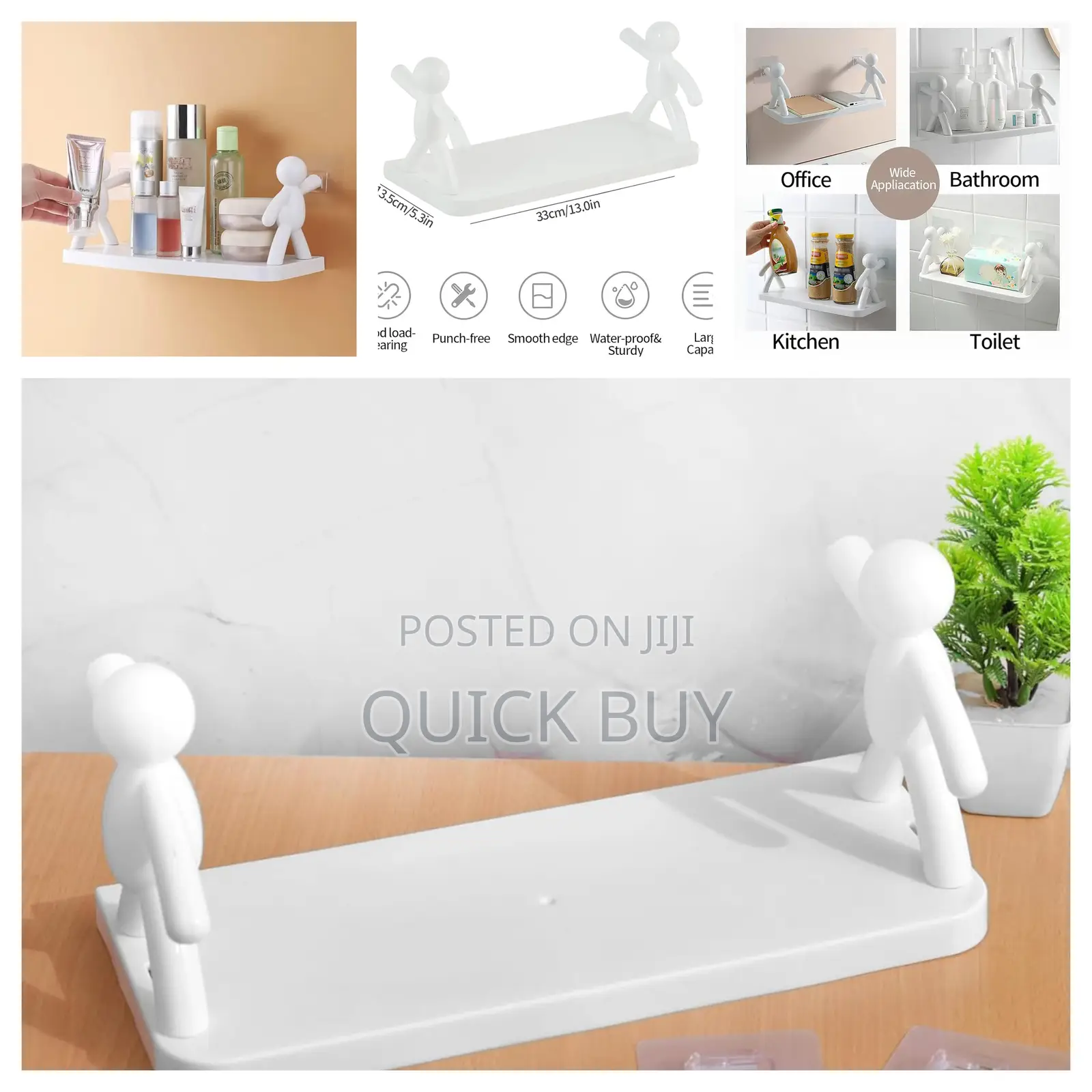 New Kitchen and Bathroom Shelf